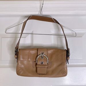 Brand New Leather Coach Bag - Tan